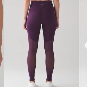 [6] Hot Like Agni Dark Purple 28” Legging Mesh & Full On Luxtreme 2017